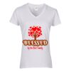 Heavy Cotton Women's V-Neck T-Shirt Thumbnail